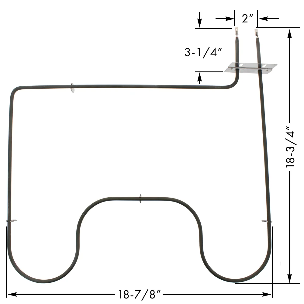 Part No. ER B4107 Bake Element for Whirlpool - Image 2